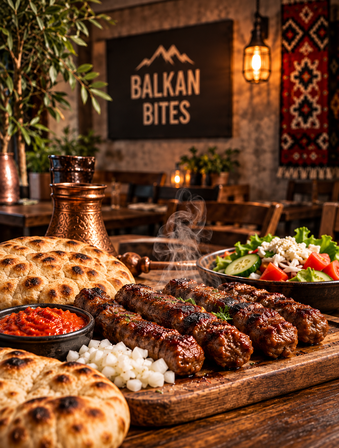 Traditionele Balkan gerechten